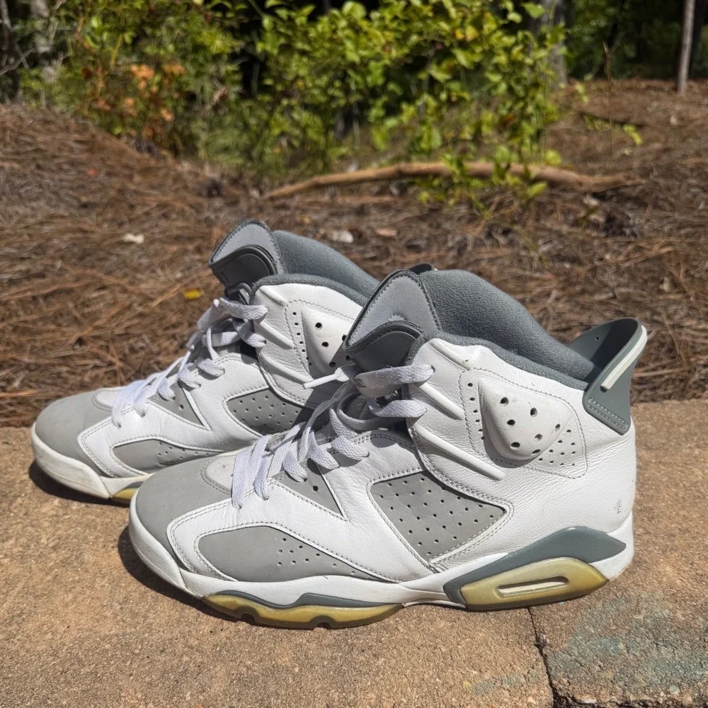 Jordan 6 Retro Cool Grey White Grey CT8529-100 Mens Basketball Shoes